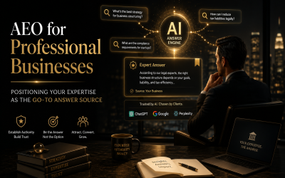 AEO for Professional Businesses: Positioning Your Expertise as the Go-To Answer Source